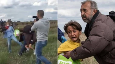 اللاجئ السوري ضحية ركلة المصورة المجرية يقترب من التدريب باسبانيا