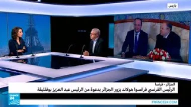الجزائر - زيارة الرئيس الفرنسي فرنسوا هولاند