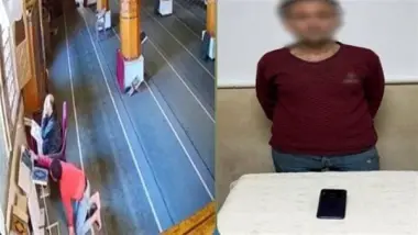 بالفيديو.. لص يسرق هاتف مصلٍ في لحظة خشوع داخل مسجد بمصر