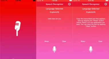 تطبيق يمكنك من تحويل الصوت إلى نص لأجهزة آيفون