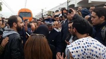 احتجاجات على تأخر القطارات بمحطة "أكدال" الرباط