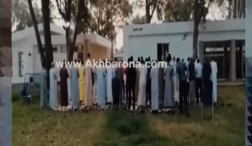 مؤثر من المستشفى الميداني بطنجة ...صلاة العيد في الغابة الديبلوماسية