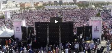 حشود جماهيرية غفيرة في تجمع خطابي لـ"نزار بركة" بالعيون