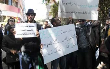 دمشق تشهد انطلاق الشرارة الاولى للاحتجاجات السورية