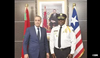 حموشي يستقبل المفتش العام للشرطة بجمهورية ليبيريا
