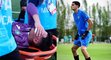 بعد إصابة بن شاوش..وهبي يستدعي حارس حسنية أكادير بدلاً منه في النهائي ضد الأرجنتين