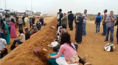 فيديو حادثة السير المميتة بسلا الجديدة ليوم 18 يونيو 2014‏ (+18)