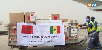 وصول مساعدات طبية مغربية موجهة للسنغال