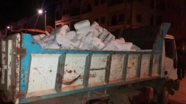 حجز كمية كبيرة من الأكياس البلاستيكية ضواحي الدار البيضاء