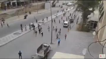 عصابات تتشاجر فيما بينها بالحجارة قي مدينة سلا و تسبب خسائر في الممتلكات