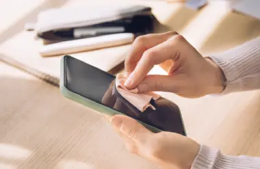 خطوات بسيطة لتنظيف هاتفك بأمان