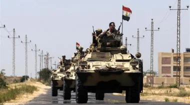 الجيش المصري يدمر 7 عربات ويقتل عدداً من الإرهابيين بسيناء