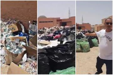 خطير جدا: عشرات الأكياس تحوي "نفايات طبية" تثير غضب فعاليات بمدينة العيون (فيديو)