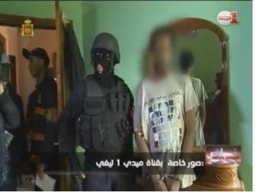 شاهد .. اللحظات الأولى لتوقيف مواطن تشادي وإجهاض مخطط إرهابي خطير بطنجة