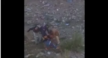 لحظة القبض على أحد أفراد أخطر عصابة روعت سكان مدينة مراكش