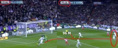 سرعة رونالدو الخارقة ضد أتلتيكو مدريد