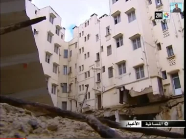 تفاصيل إنهيار سقف عمارة سكنية بمكناس‏