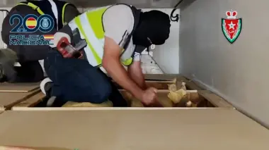 تنسيق أمني مغربي اسباني يسفر عن حجز 20 طن من الحـشيش