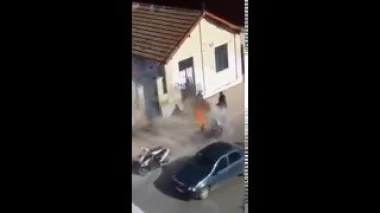 طنجة : دراجة نارية ترعب المارة