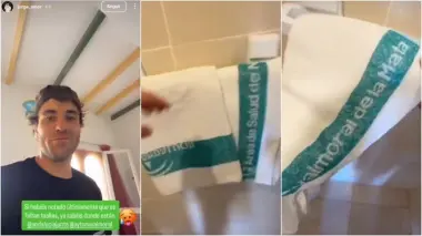 مناشف مستشفيات إسبانية في فندق بمراكش..مؤثر إسباني يثير ضجة على وسائل التواصل الإجتماعي