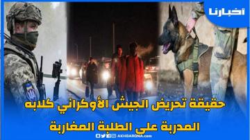 ما حقيقة تحريض الجيش الأوكراني كلابه المدربة على الطلبة المغاربة لرفضهم الالتحاق بالجيش؟