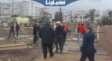 سلطات الدار البيضاء تفكك سوق عشوائي بمنطقة الحي المحمدي