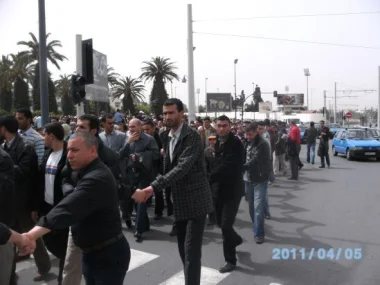 معركة وطنية يخوضها المعطلون بالرباط ، و مشاركة وازنة لفروع الجهة الشرقية‏