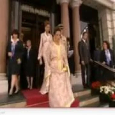 للا مريم في عرس أمير موناكو