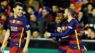 منير الحدادي : لا أريد الرحيل عن برشلونة و لكن .. !!