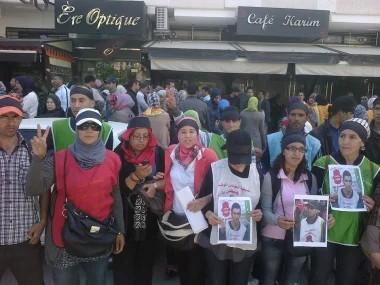 أمعاء فارغة دعما للأطر التسع المعطلة المعتقلة بسجن الزاكي