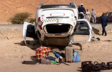 القضاء يدين سائق "طاكسي طاطا" بالسجن النافذ بعد تسببه في حادثة سير أودت بحياة 6 أشخاص