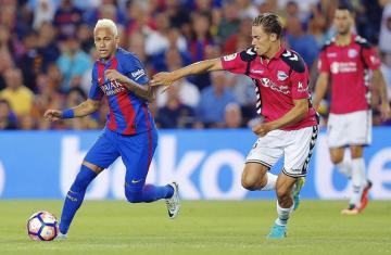برشلونة يتغلب على غياب ميسي و يكتسح خيخون بخماسية (فيديو)