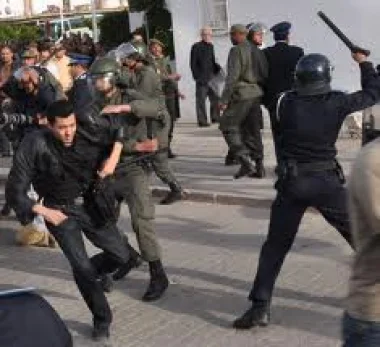 الجمعية المغربية لحقوق الإنسان: قمع المعطلين بدأ يأخذ طابعا إجراميا