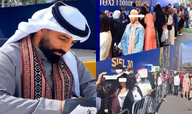 طوابير من القراء والقارئات تُشعل الجدل حول "نجومية" كاتب سعودي في معرض الكتاب بالرباط