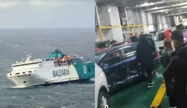 عاصفة تحوّل رحلة بحرية بين الجزيرة الخضراء وسبتة إلى كابوس لمغاربة الخارج(فيديو+صور)