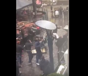 أحداث شغب خطيرة بين جماهير السيتي وإشبيلية