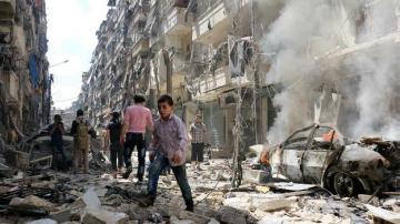 غارات على شرق حلب