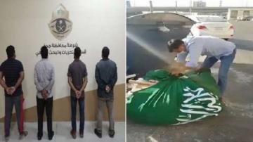 إهانة العلم السعودي وشعار التوحيد .. السلطات تكشف جنسية المتورطين في الواقعة(فيديو)