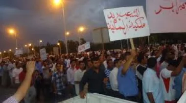 مسيرة ليلية حماسية بالفقيه بن صالح 