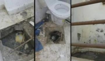 فضيحة جديدة للضحى...الواد الحار يمر تحت "زليج" الشقق مباشرة