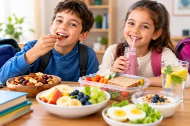 أطعمة قدميها لأبنائك بعد عودتهم من المدرسة لتجديد نشاطهم