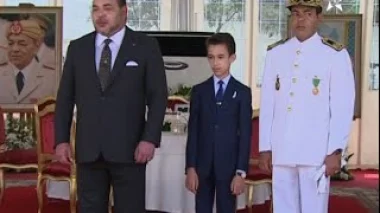 الثناء على الطيار ياسين البحتي في حضرة الملك