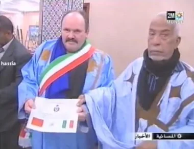 جنسية فخرية لمصطفى سيدى مولود من بلدية لاتسيو