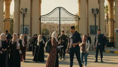 واقعة مروّعة في جامعة مصرية.. خريجة تطعن رجل أمن والسكين تنكسر في جسده!