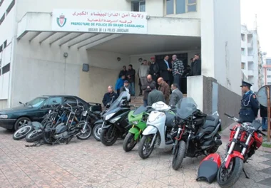 أمن البيضاء يطيح بعصابة متخصصة في سرقة الدراجات النارية مستعينا بالـ"جي بي إس"‏