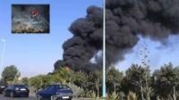 أكادير: رجال الوقاية المدنية ينجحون في اخماد ثاني حريق تعرفه منطقة اخليج بتيكوين في اقل من شهرين.+ فيديو