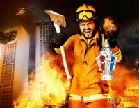 طفل مصري كاد أن يحرق منزله بالكامل بسبب تقليده ل"رامز بيلعب بالنار"