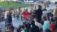الأمن الخاص يمنع الصحفيين من أخذ المكان التصريحات بعد نهاية مباراة المحمدية والرجاء