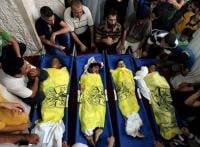 إسرائيل تقتل أربعة أطفال كانوا يلعبون على شاطئ غزة