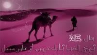 كن في الدنيا كأنك غريب..أو عابر سبيل"